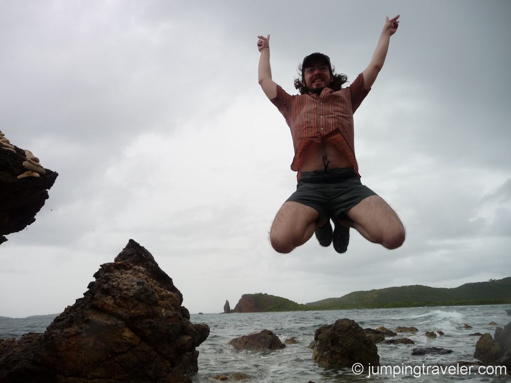 Jumping in US Virgin Islands