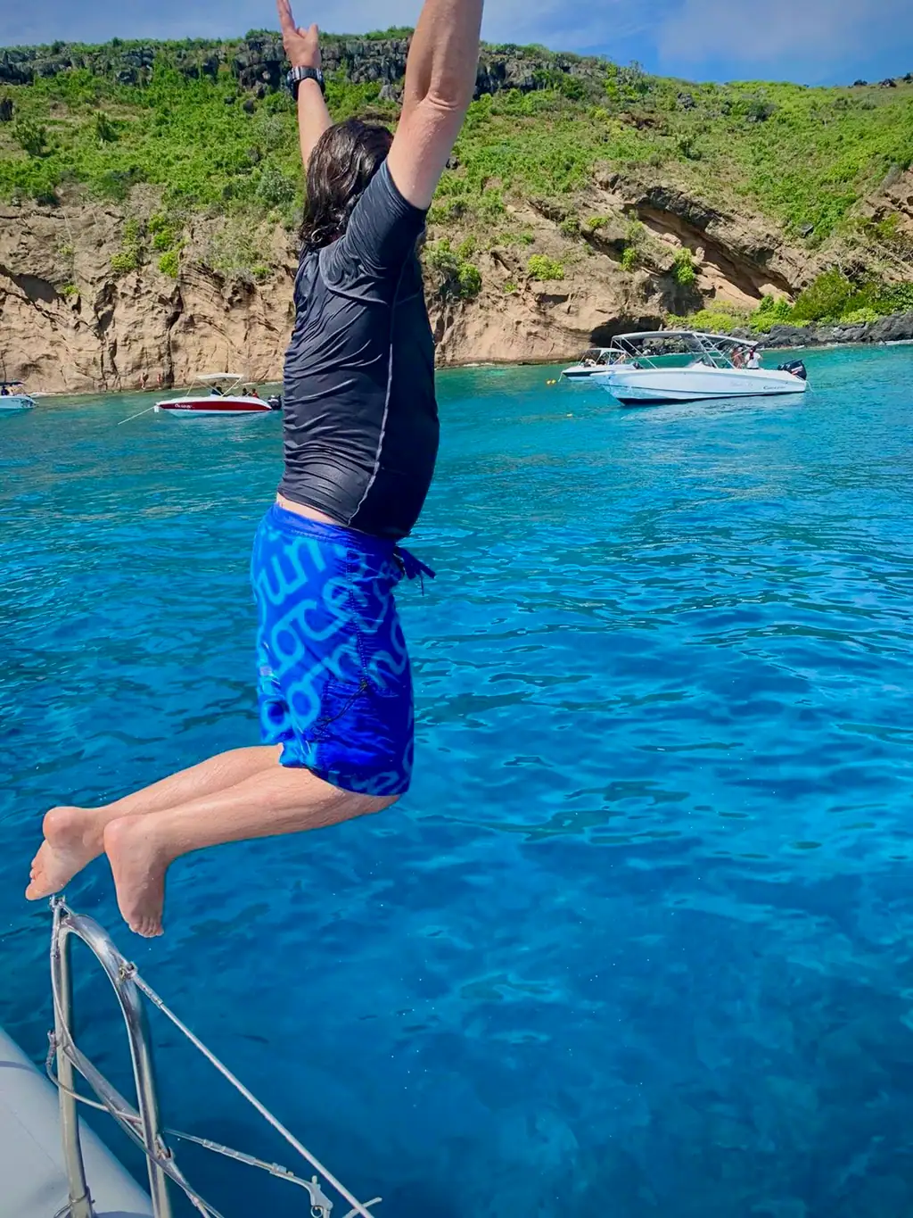Sly jumping in Coin de Mire