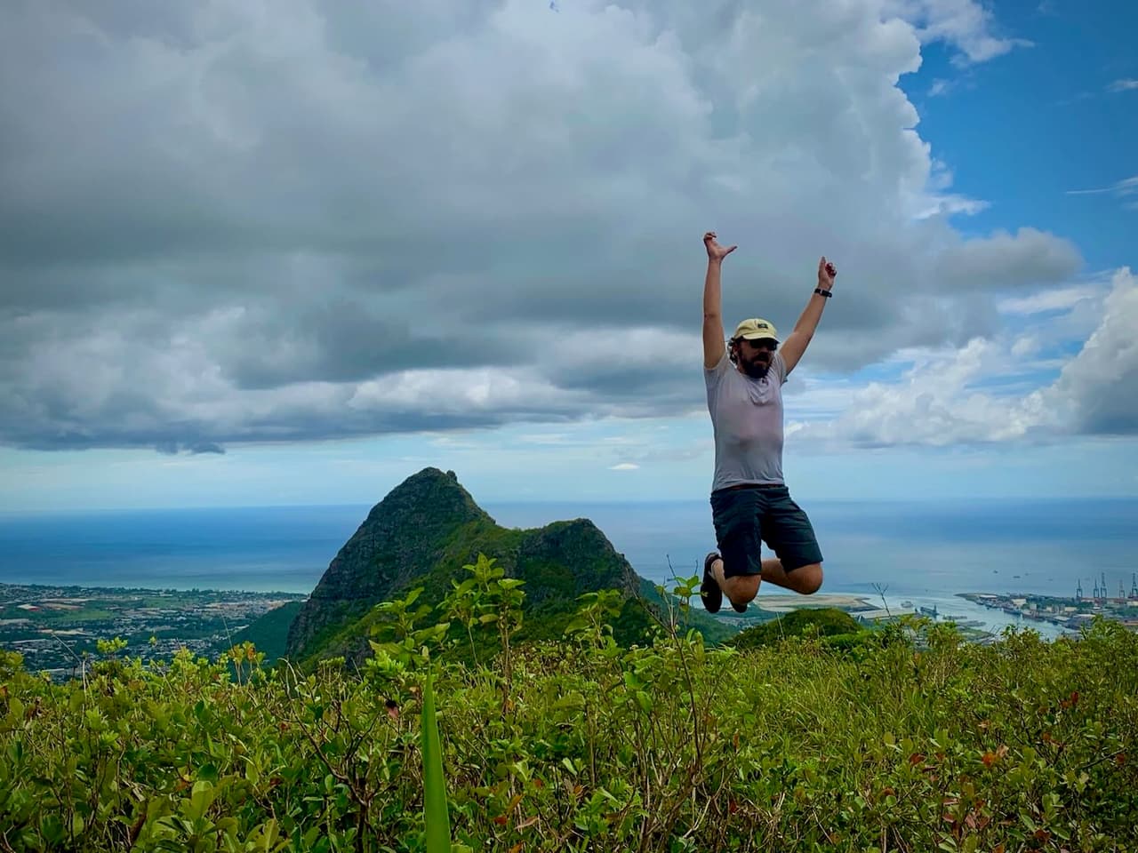 Jumping on Le Pouce