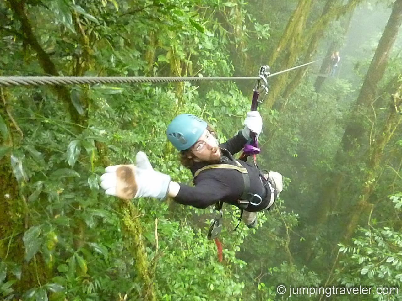 Ziplining in Monteverde Rain Forrest