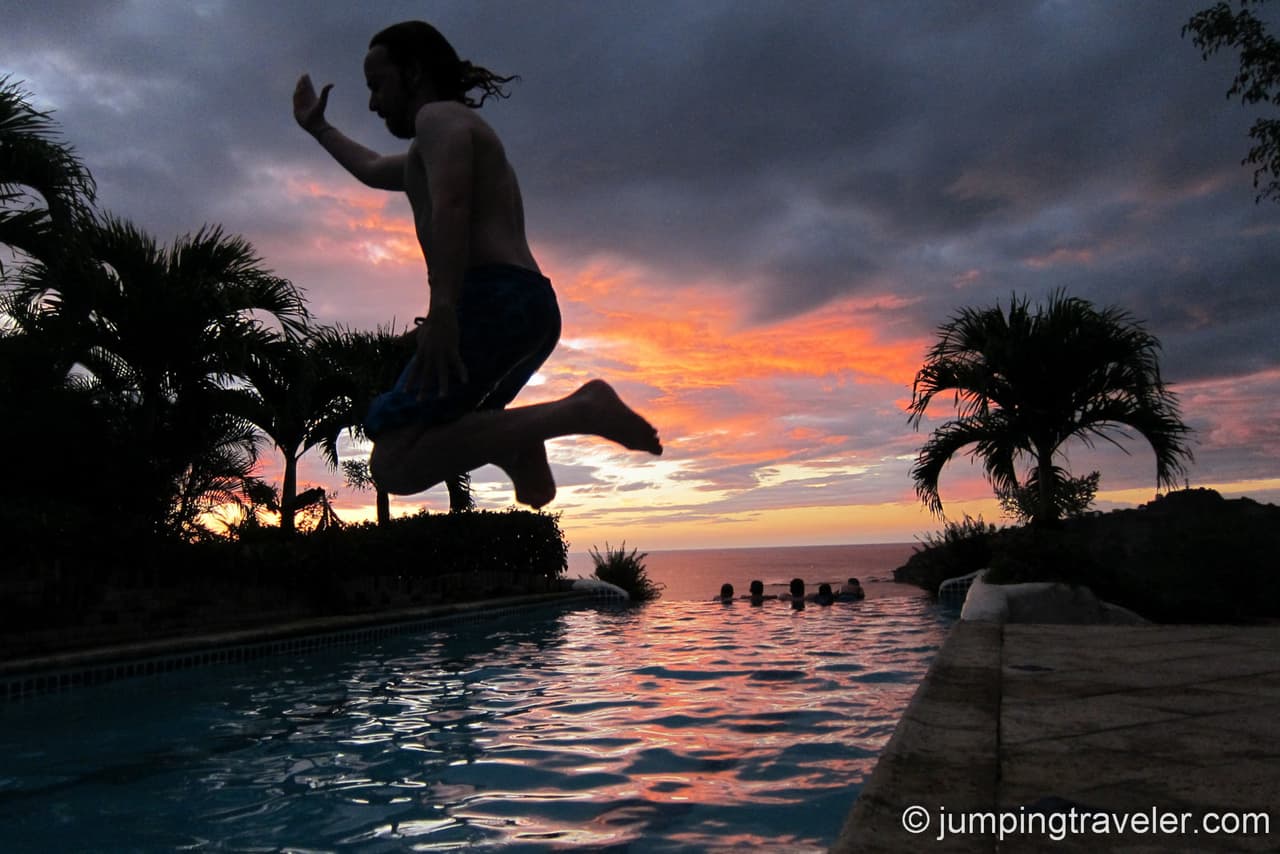 Jumping in San Juan del Sur