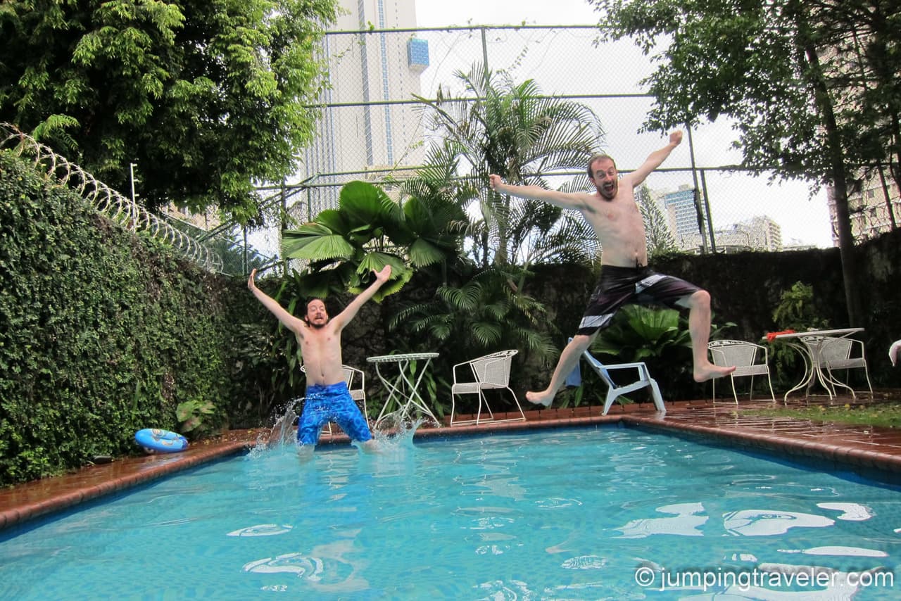 Jumping in Panama City