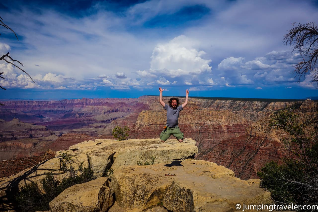 Jumping at the Grand Canyon