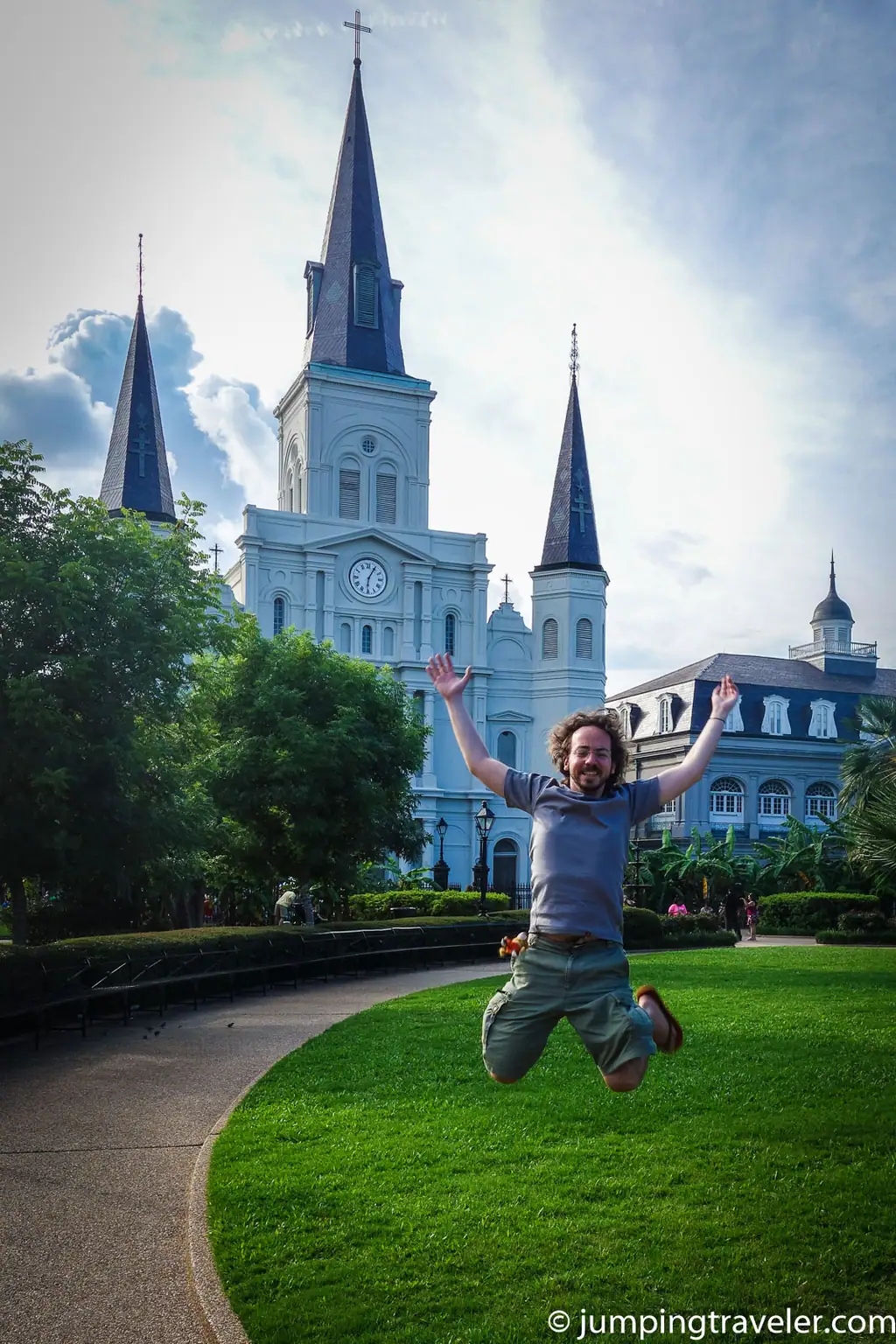 Jumping in New Orleans