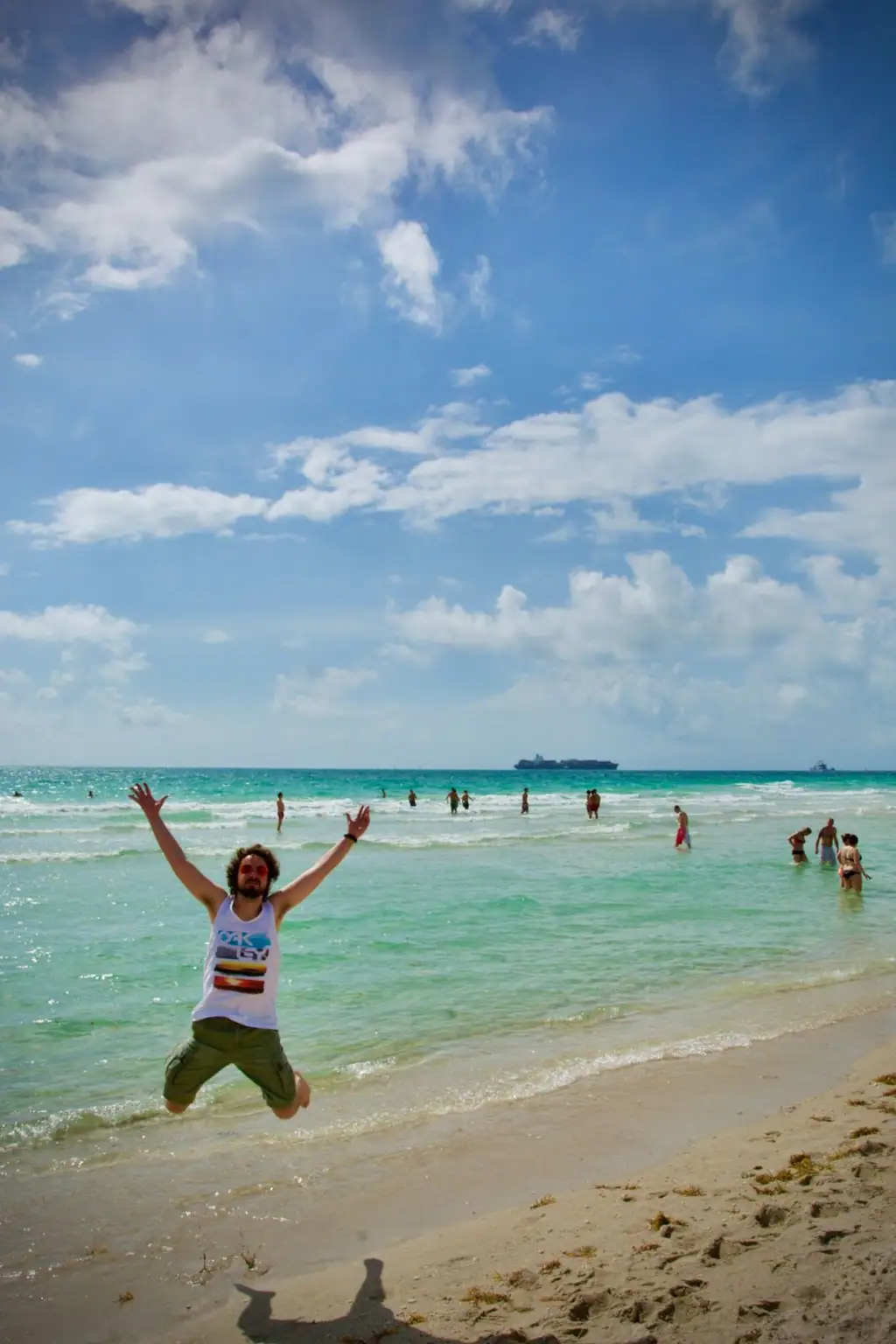 Jumping in South Miami Beach