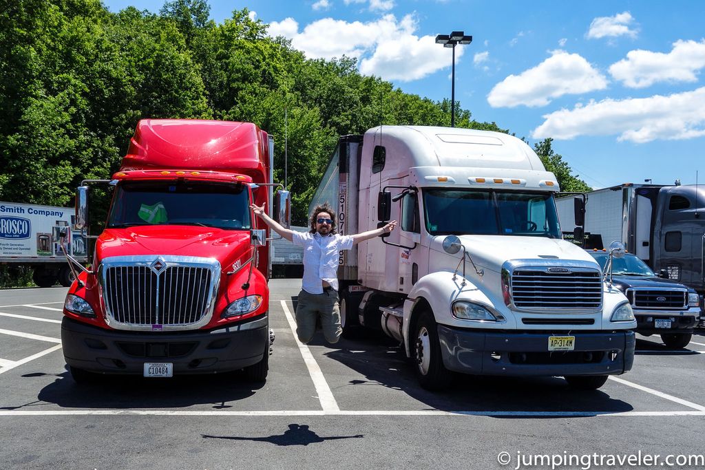 Look at those cute little trucks