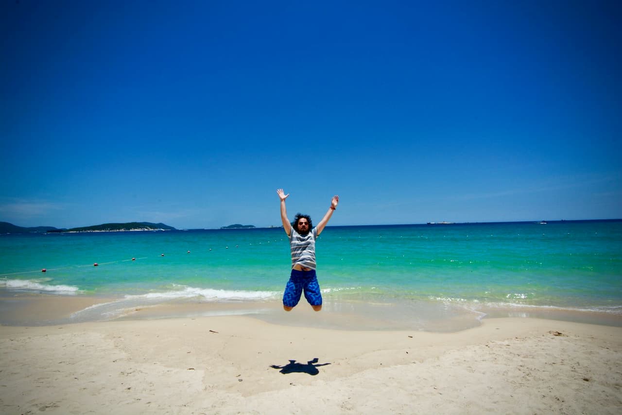 Beach Jumping in Sanya