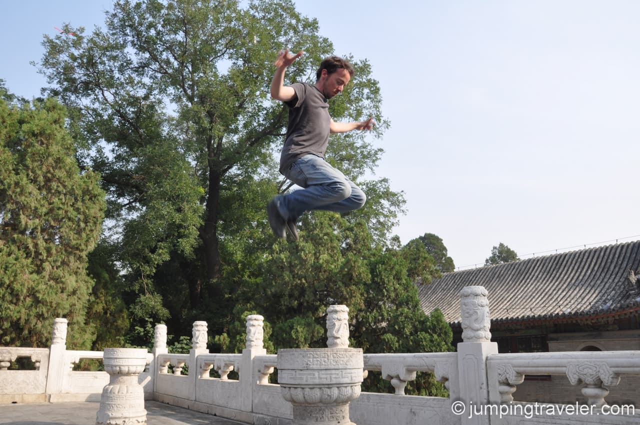 Jumping at the Summer Palace