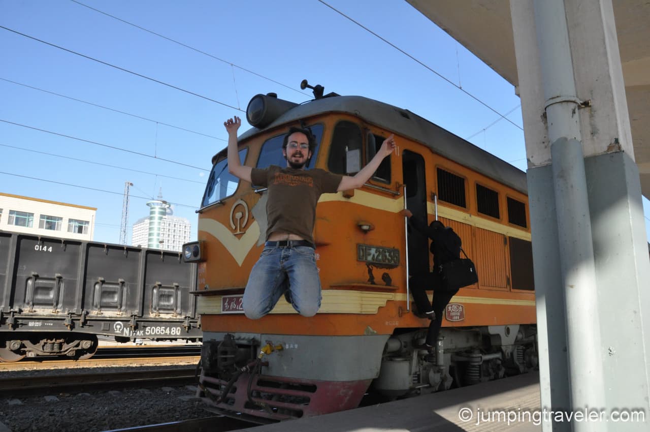 Jumping in Datong