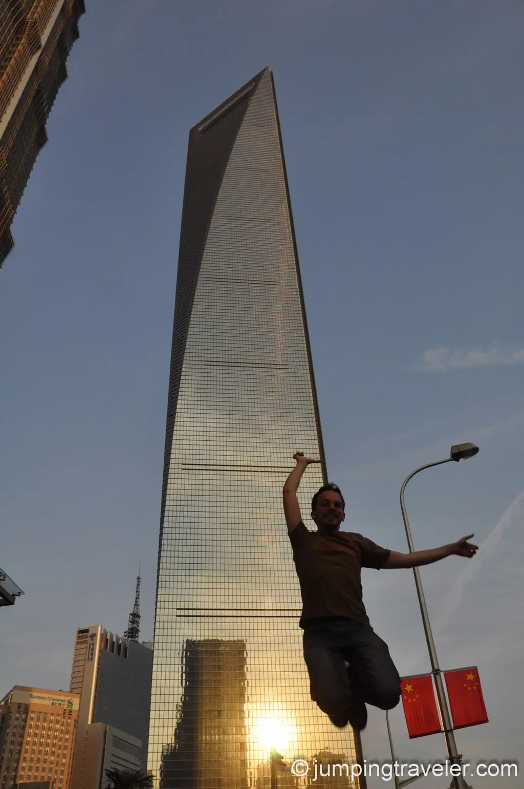 Jumping in Shanghai