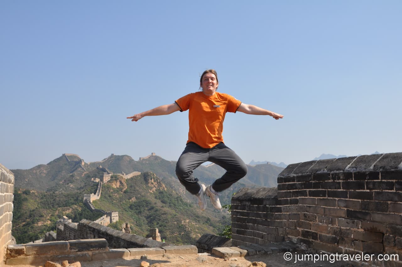 Jumping on the Great Wall