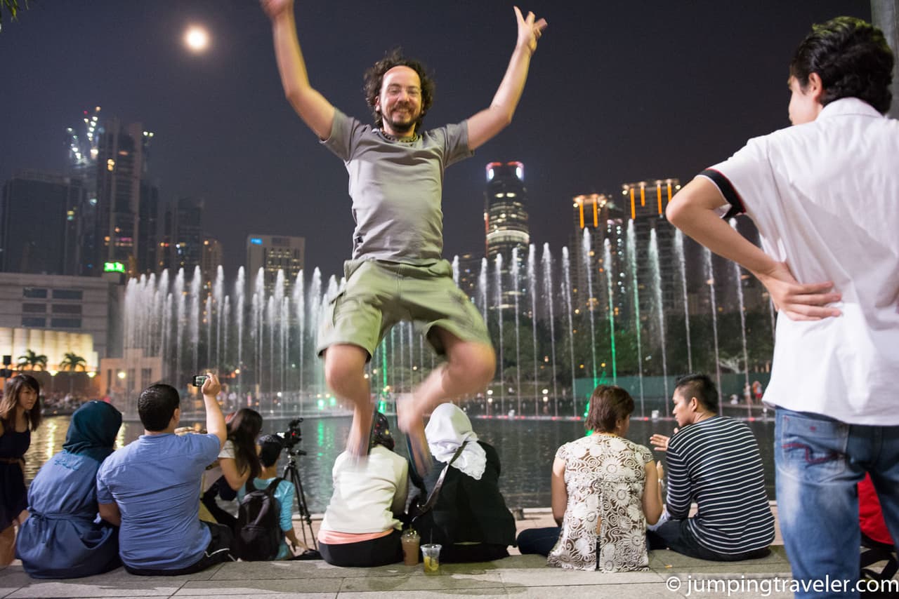 Jumping in Kuala Lumpur