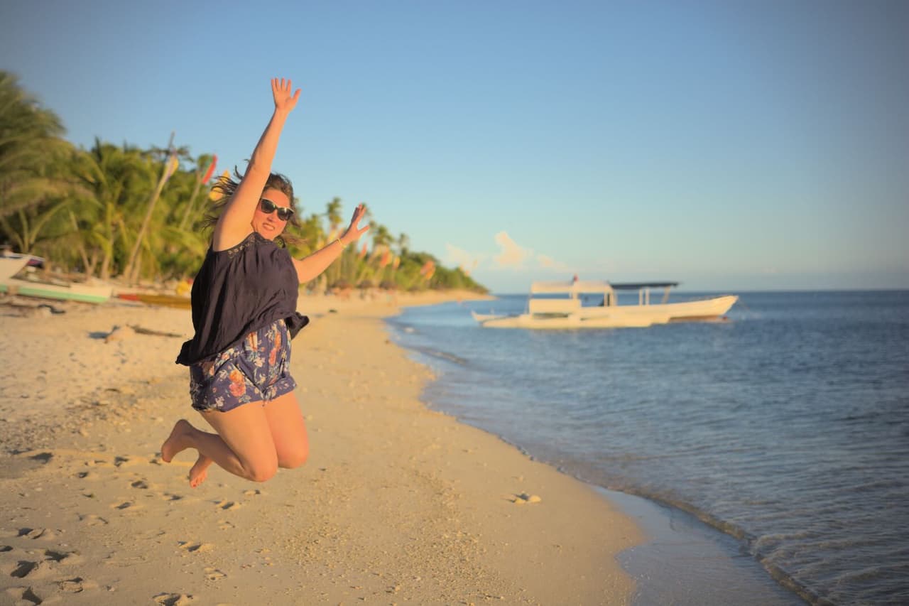 J. jumping in Siquijor
