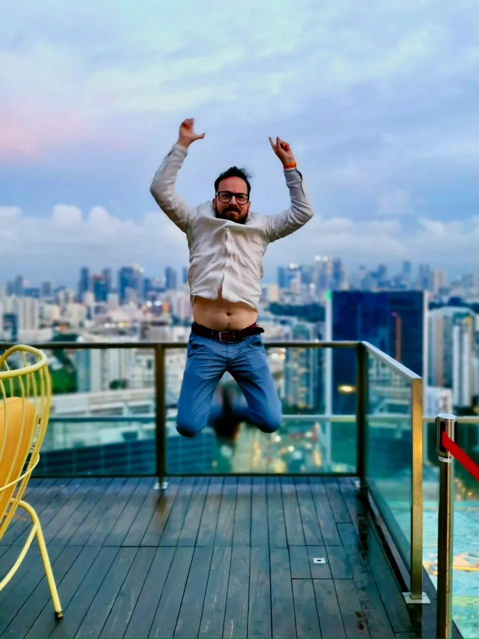 Image for Jumping on Singapore's rooftop