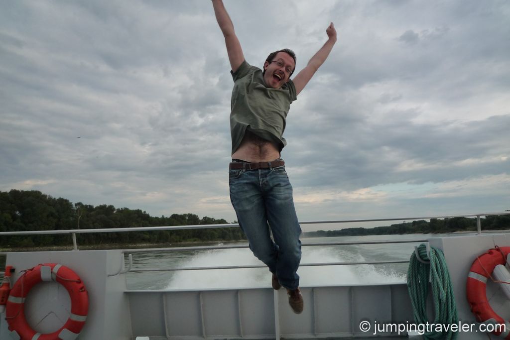 Jumping on the Danube