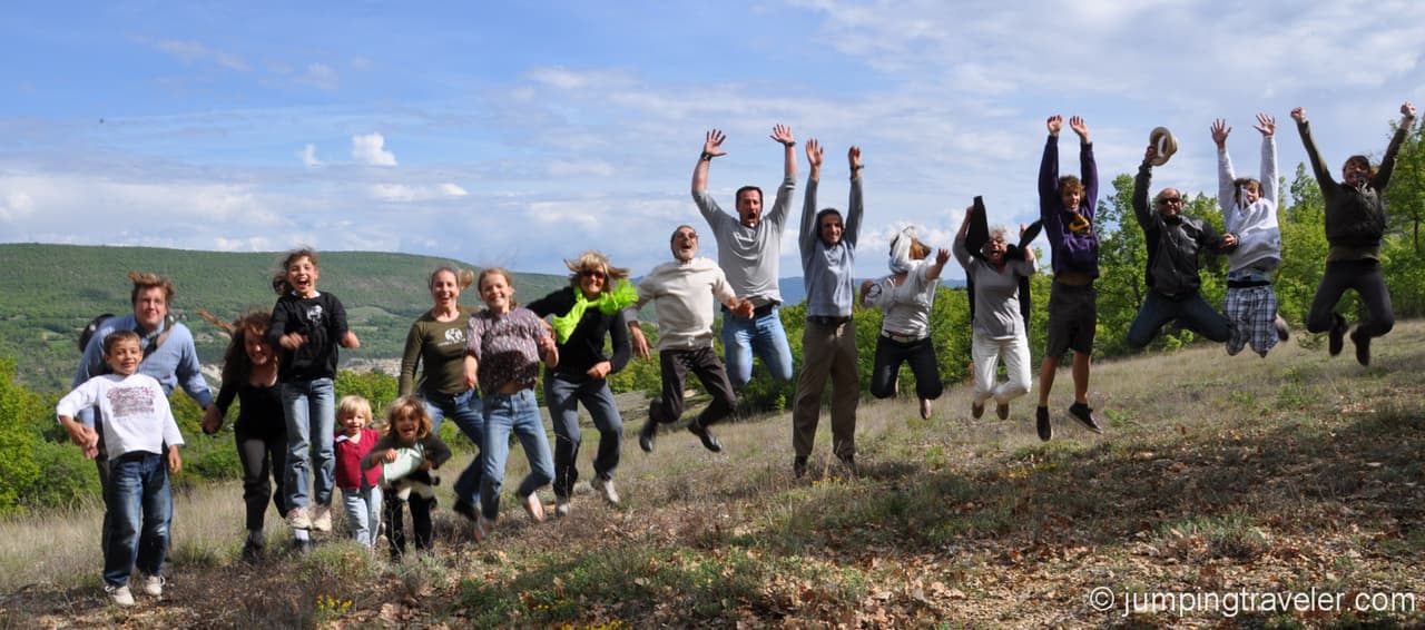 Easter family jump