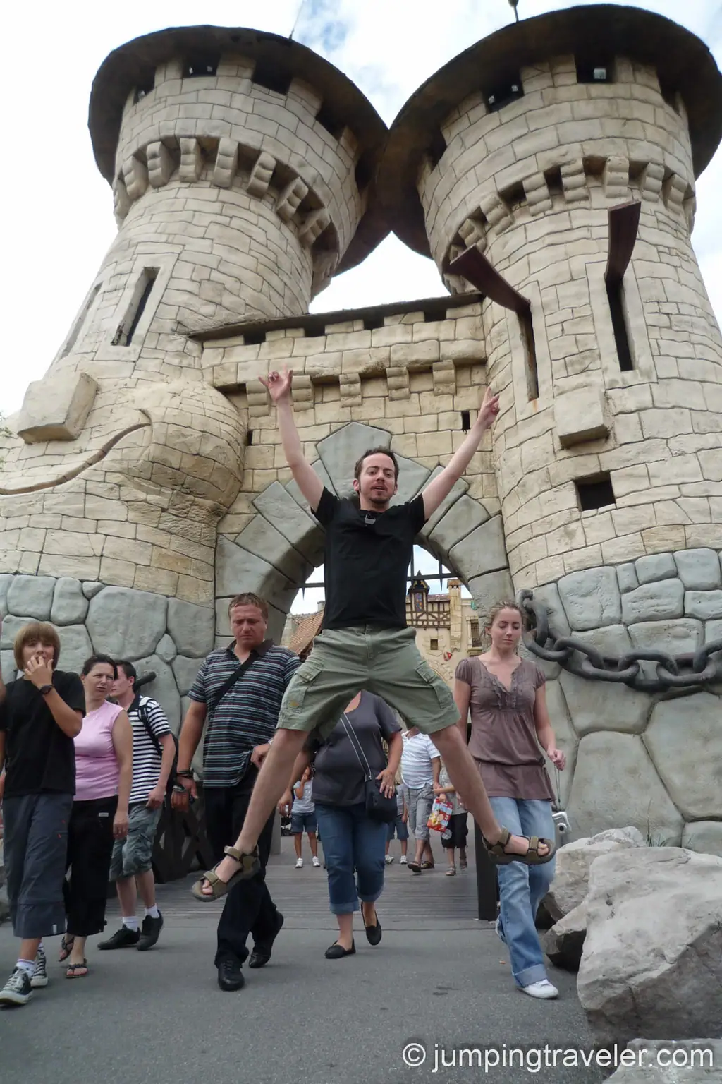 Jumping at Le Parc Astérix