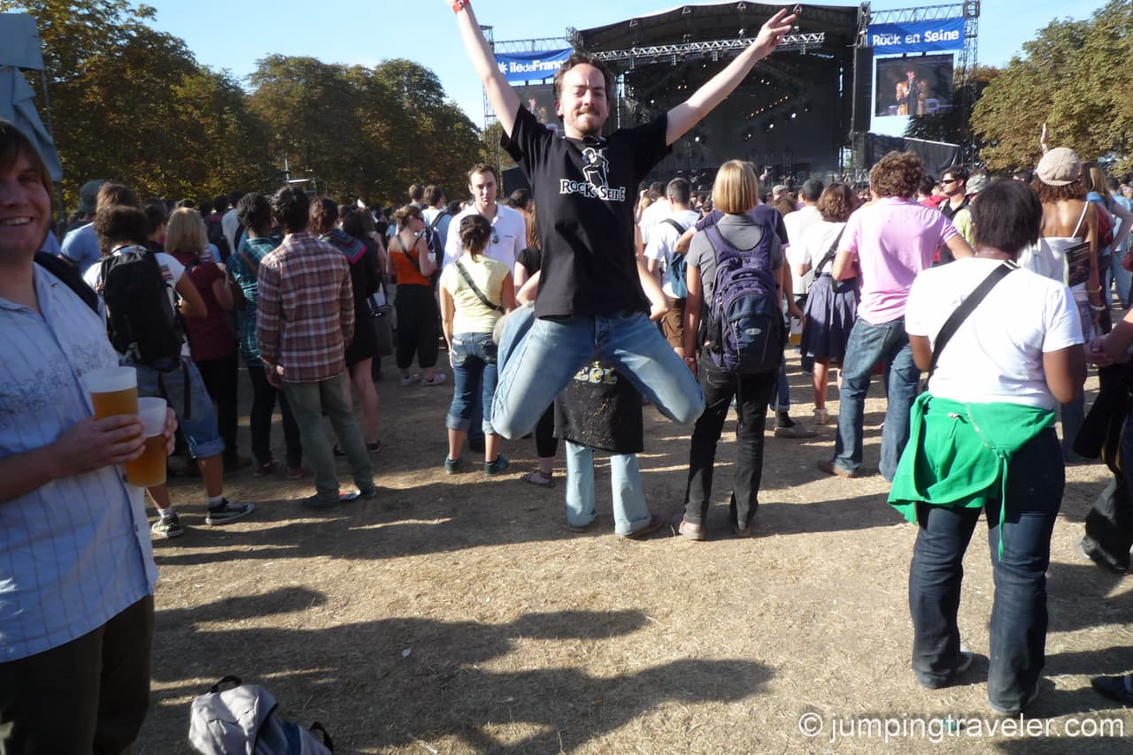 Jumping at Rock en Seine