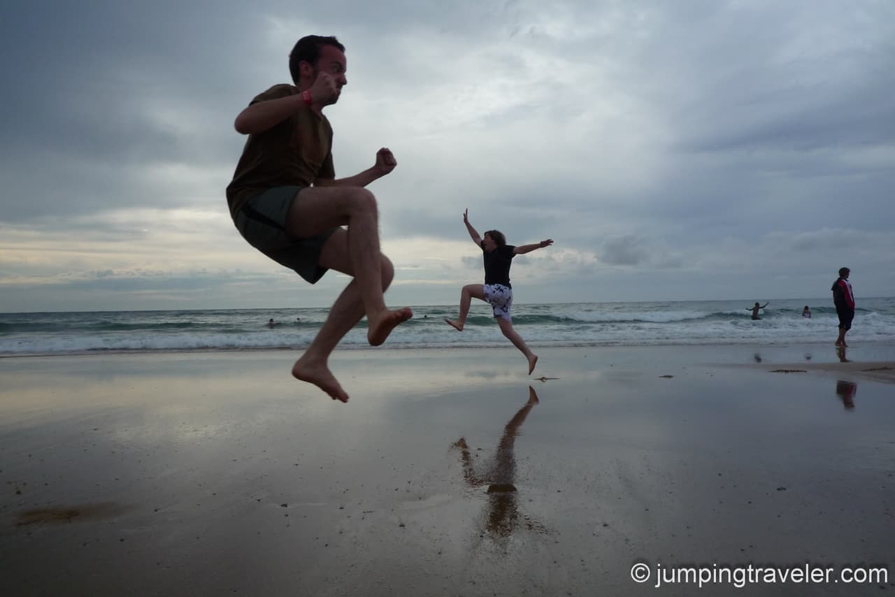 Jumping in Bidart