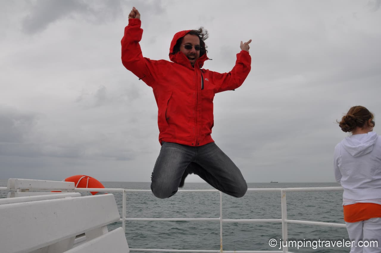 Jumping in Saint-Malo