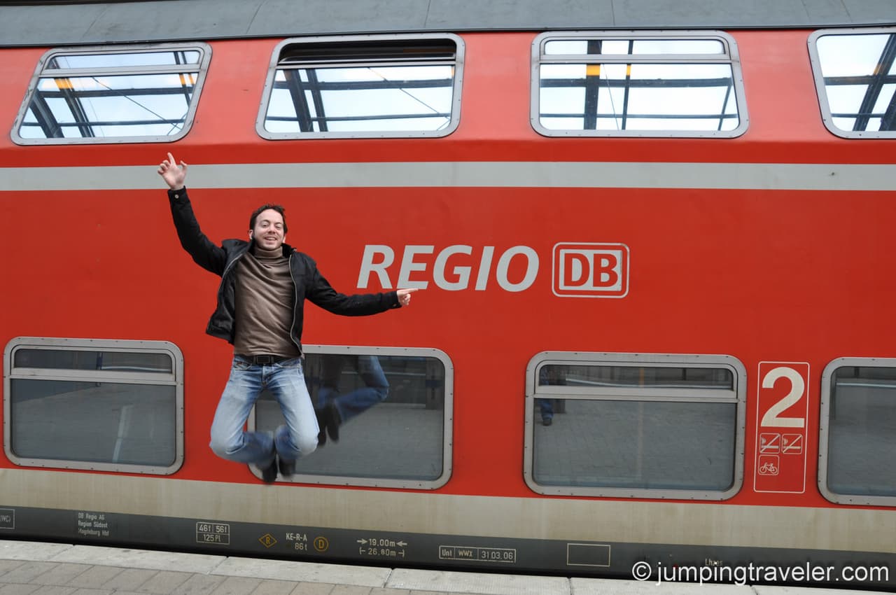 Jumping in Halle