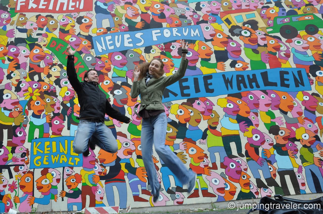 Jumping in Leipzig