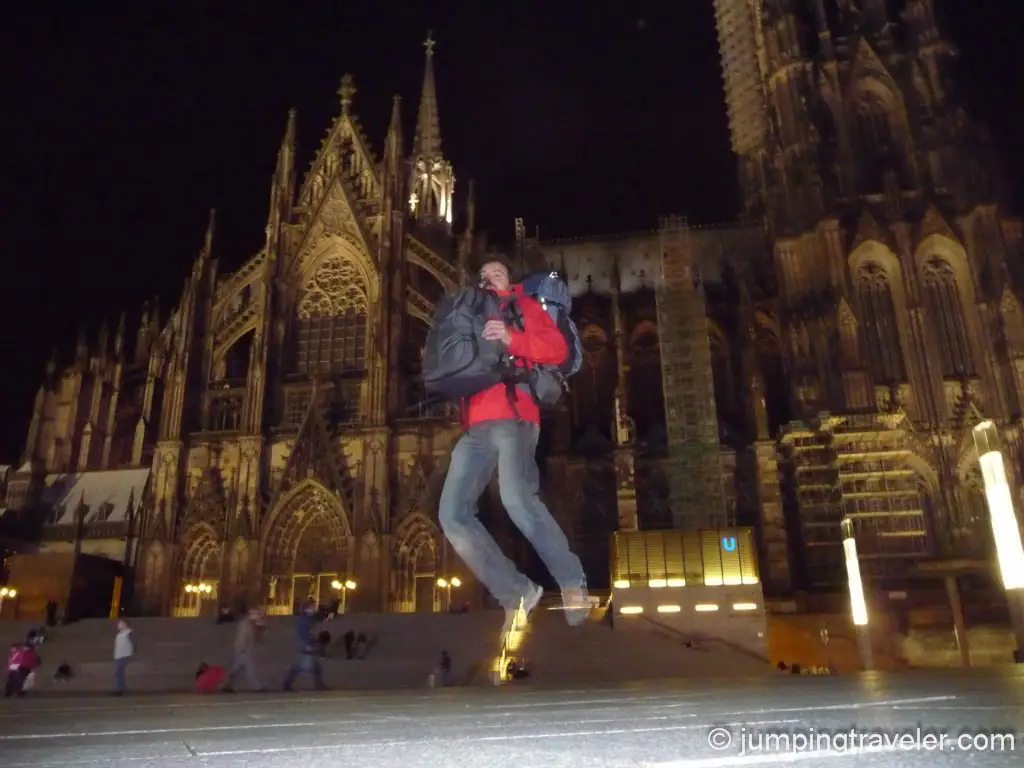 Jumping in Cologne