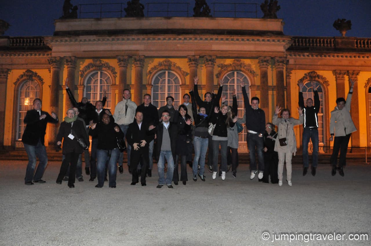 Jumping in Potsdam