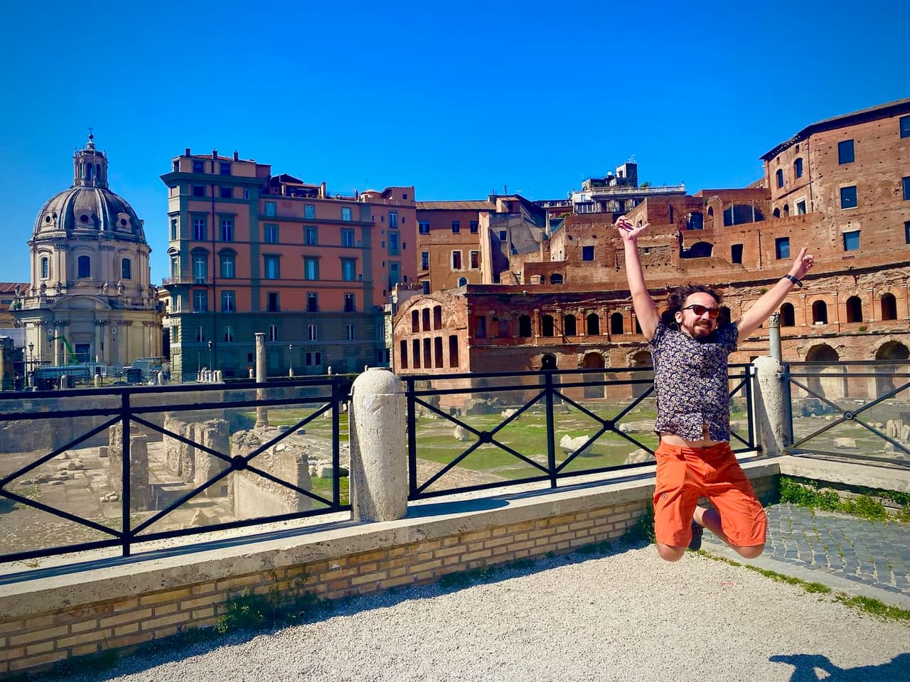 Jumping at Trajan's Market