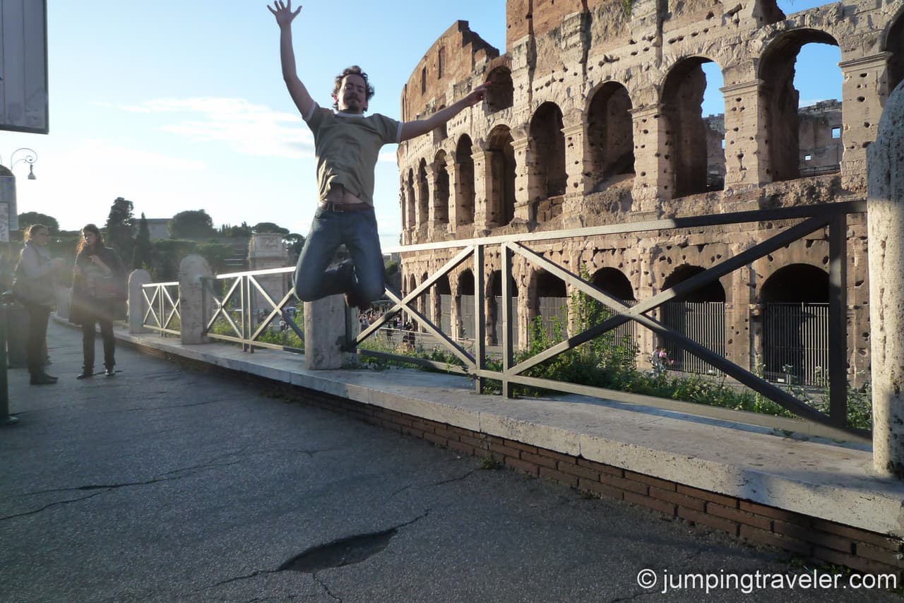 Jumping in Rome