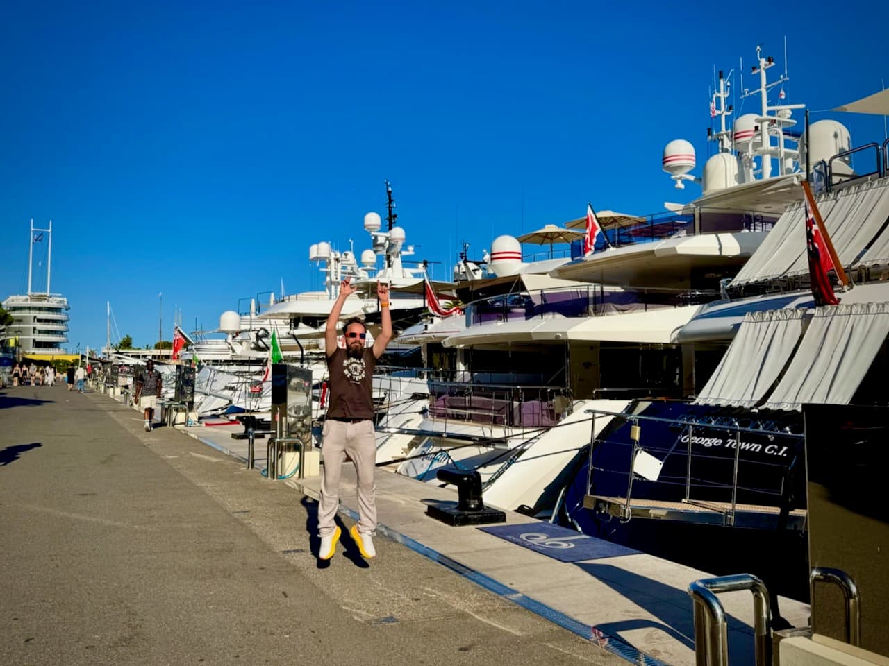 Jumping in Monaco