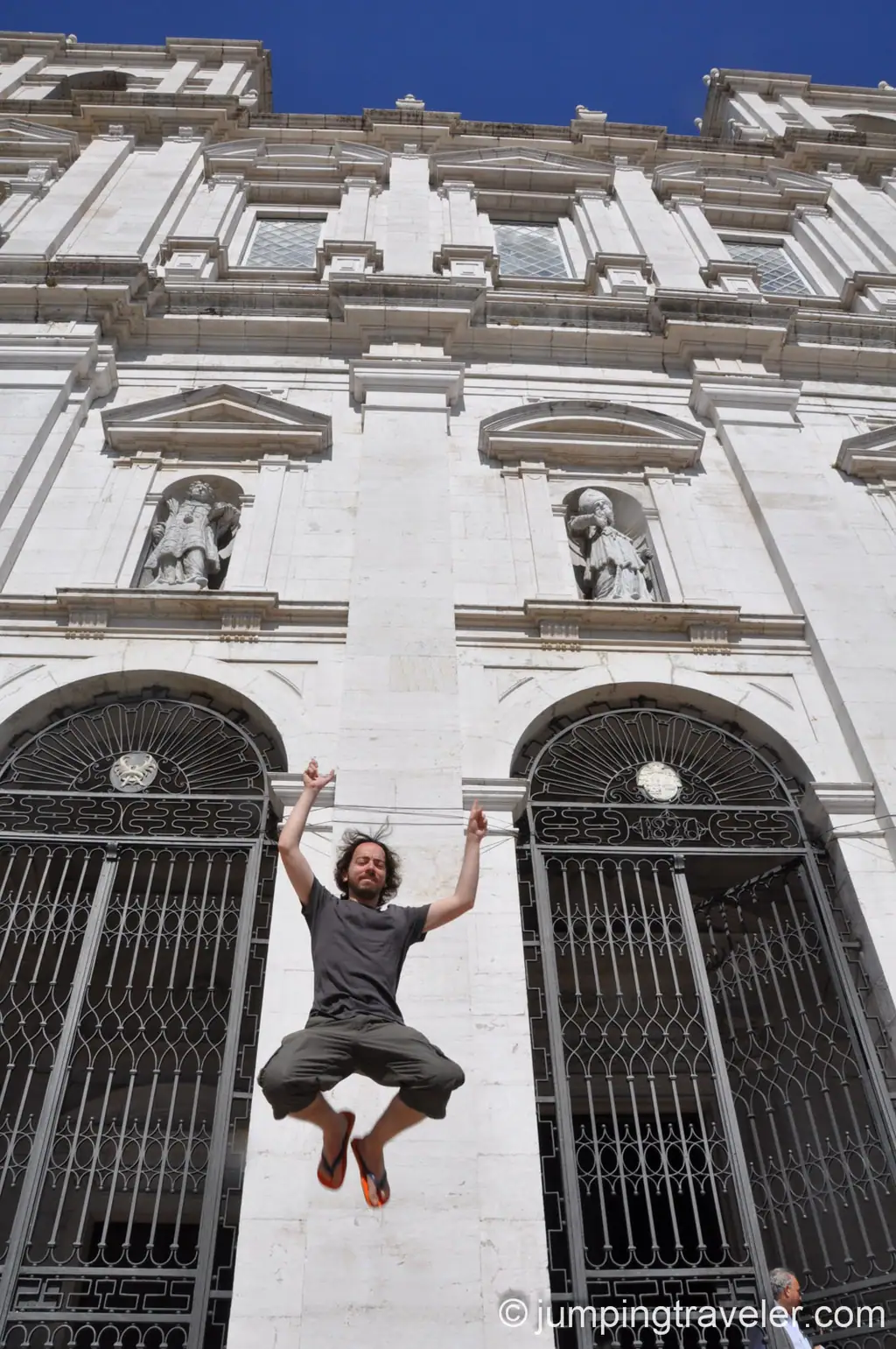 Jumping in Lisbon