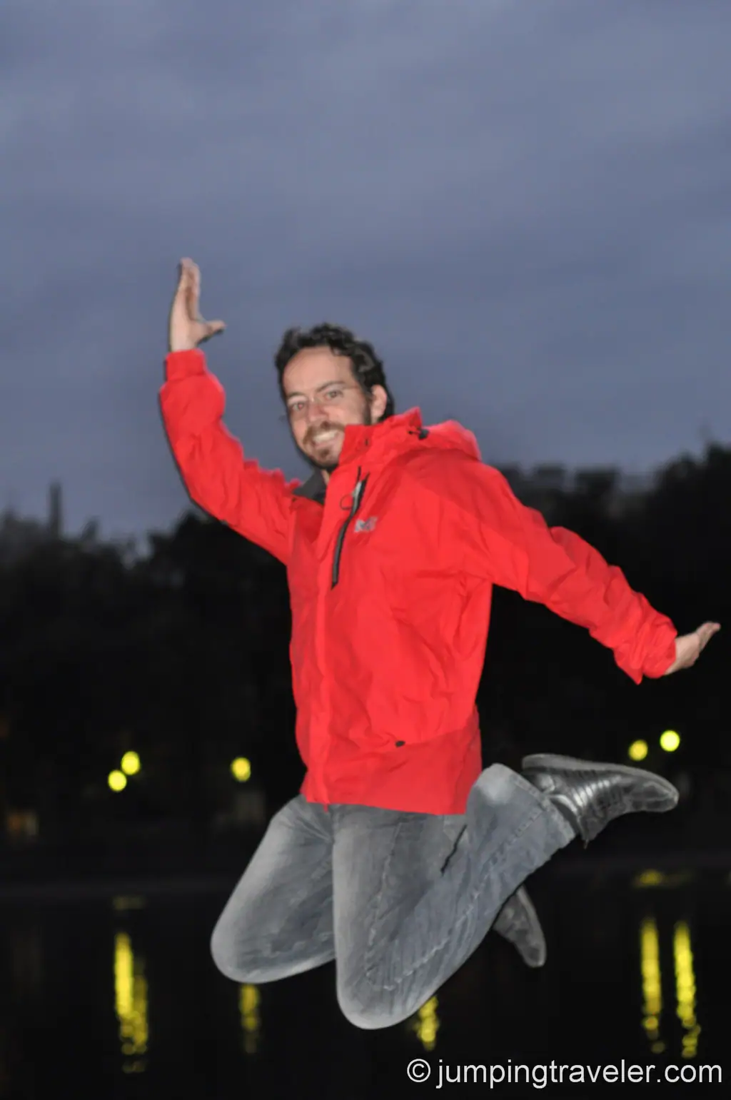 Night jumping in Moscow