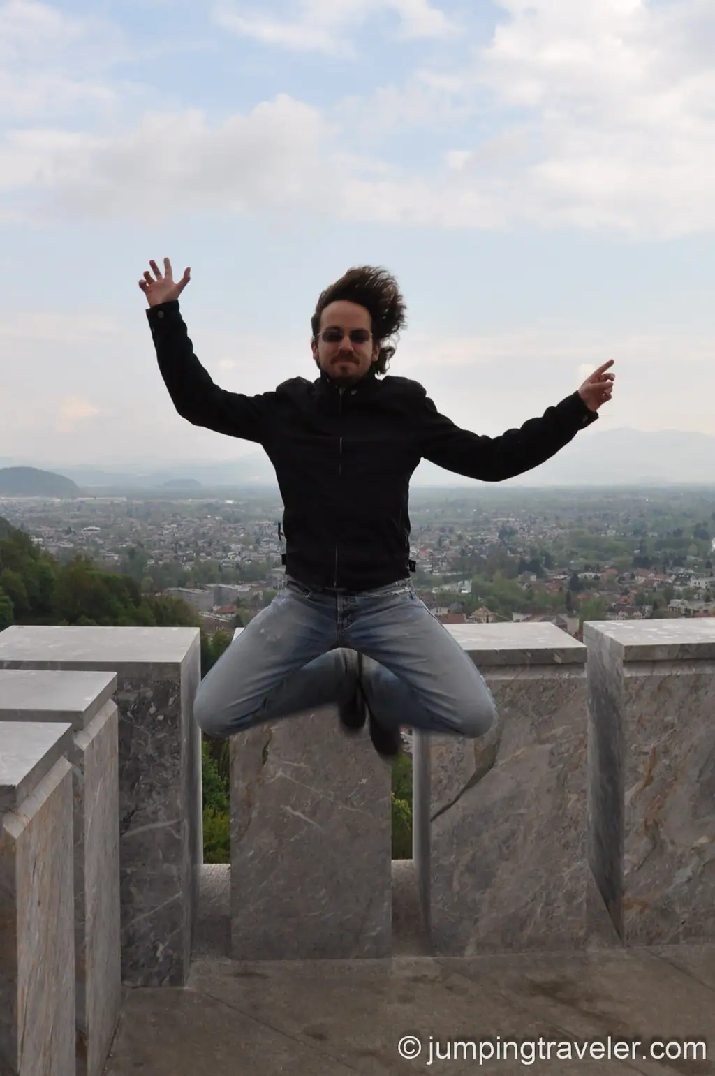 Jumping in Ljubljana