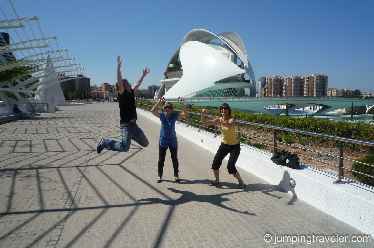 Jumping in Valencia