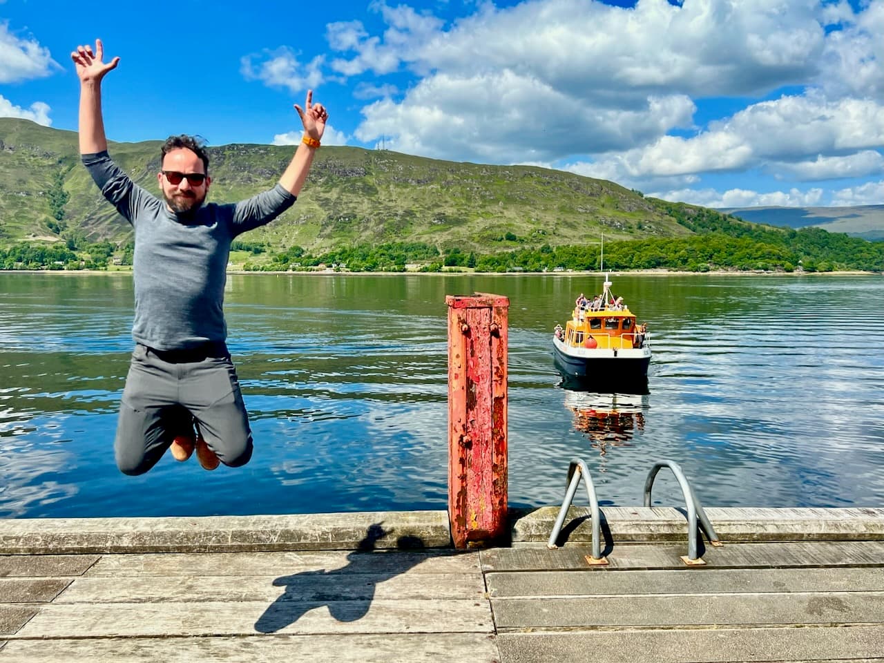 Jumping in Fort William