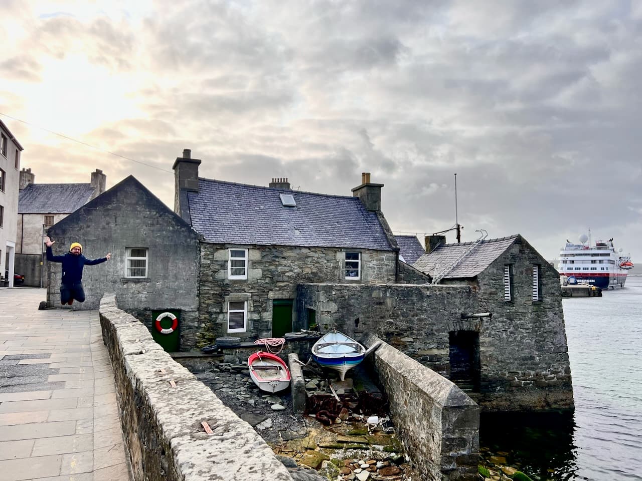 Jumping in Lerwick