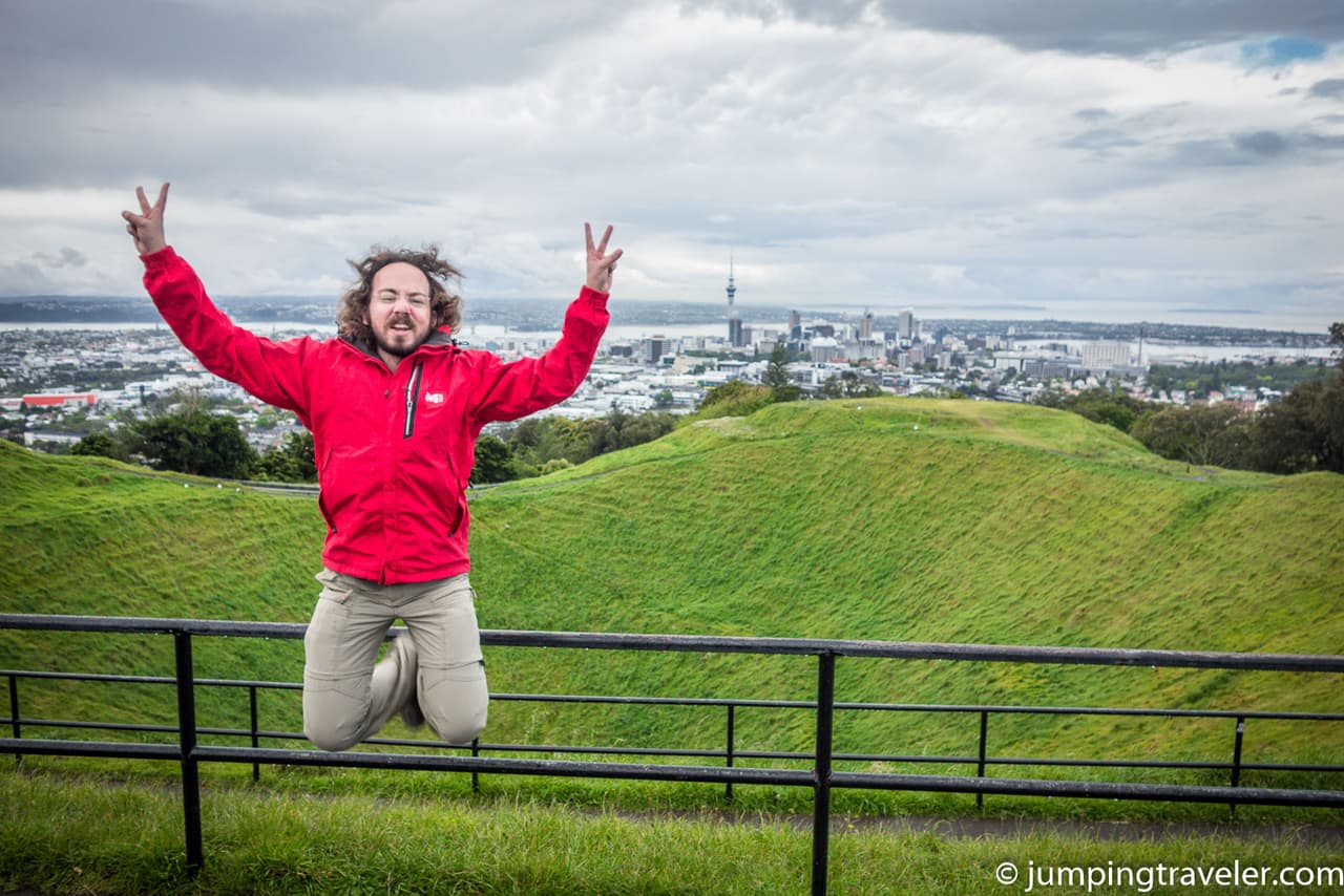 Jumping in Auckland, New Zealand